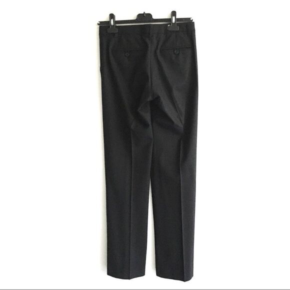 Theory Emery Wide Leg Wool Pants Black 00 - Picture 5 of 10